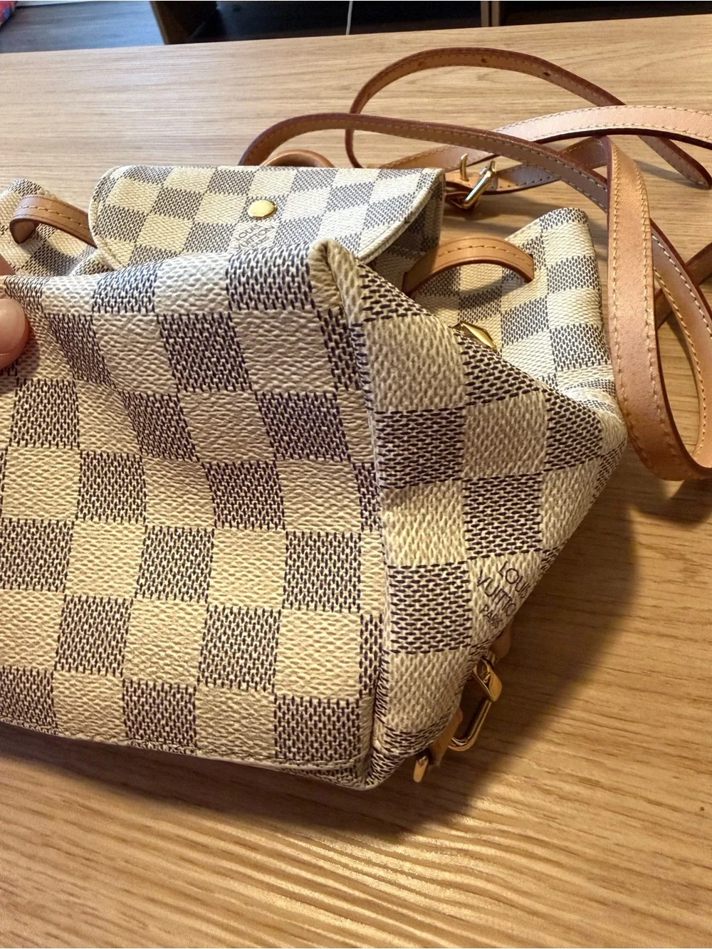 Louis Vuitton Sperone BB Backpack Damier Azur